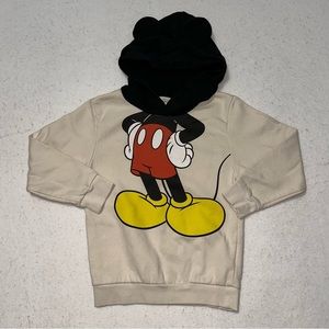 Disney Mickey Mouse Ears Disneyland Hoodie Baby Children Toddler Size 5T/6
